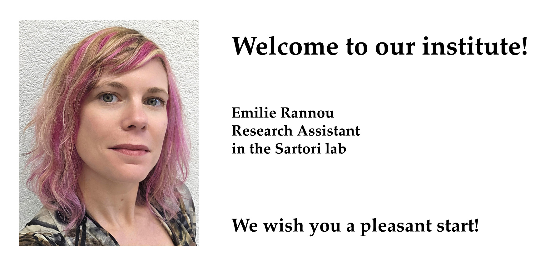 New member Emilie Rannou