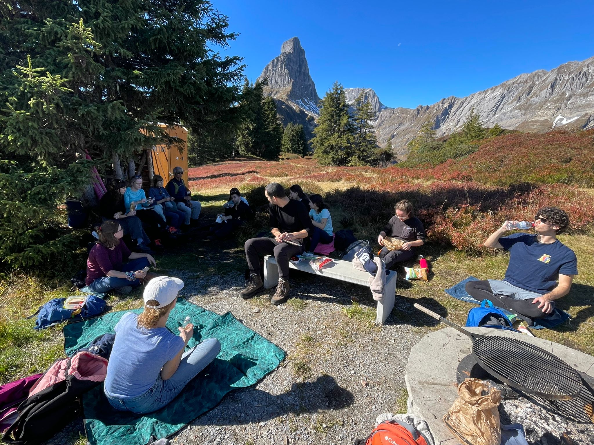 Lab autumn hike in Braunwald, October 2025