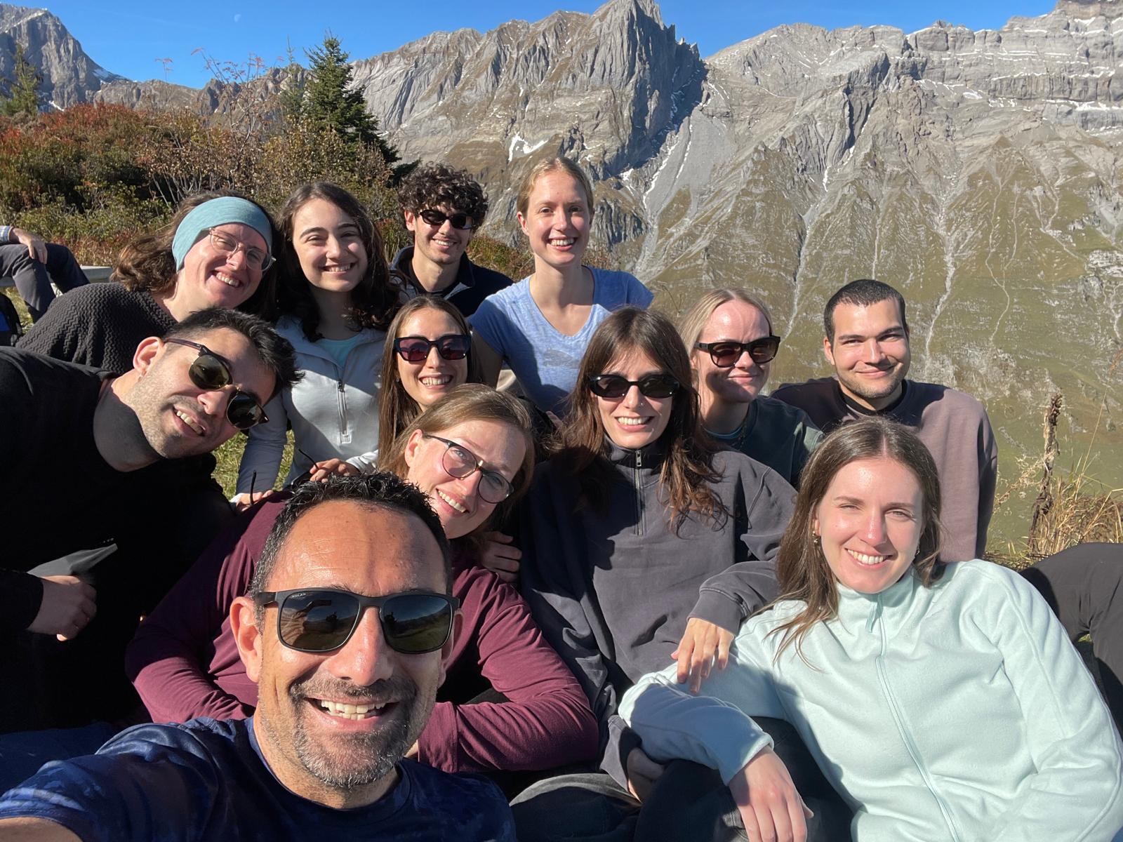 Lab autumn hike in Braunwald, October 2025